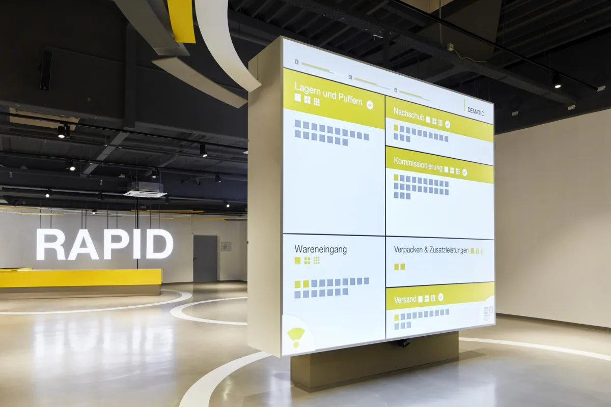 Zum zweiten Mal erhält Dematic eine Auszeichnung für ihr Imagination Center. (Foto: Dematic)
