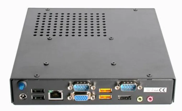 Bild: Extrem kleines Low-Profile-Gehäuse für Intel DN2800MT