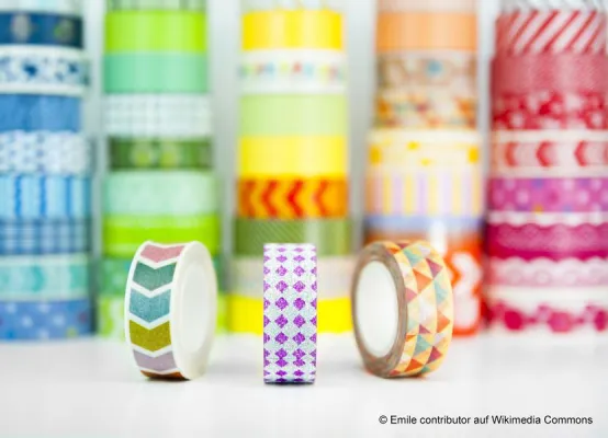 Masking Tape: Dekorieren und Upcyclen mit bunten Klebebändern Bild: Masking Tape: Dekorieren und Upcyclen mit bunten Klebebändern