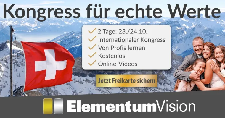 Elementum Vision Online-Kongress für ECHTE Werte Bild: Elementum Vision Online-Kongress für ECHTE Werte