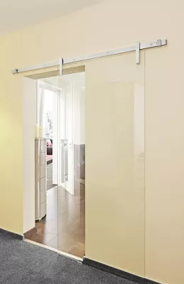 Bild: Raumoptimierende Planung mit barrierefreien Schiebetüren - neue ABP-Beyerle Beschlagsysteme in Designvarianten