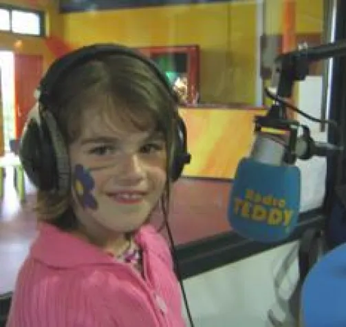 Bild: "Little Conny" zu Besuch bei Radio Teddy
