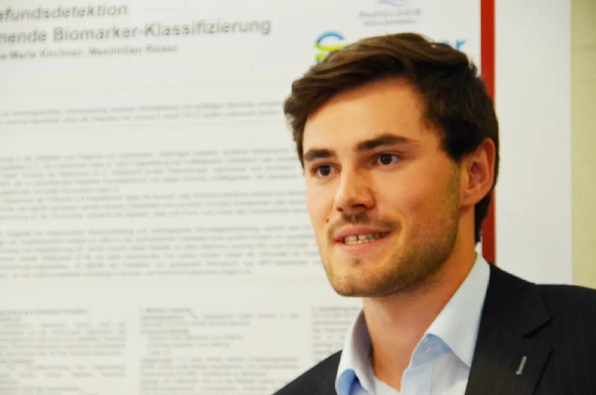 Der Landshuter Student Jakob Dexl hat gemeinsam mit Mitstudierenden untersucht, wie Algorithmen medizinische Diagnosen schneller und besser machen können. (Hochschule Landshut)
