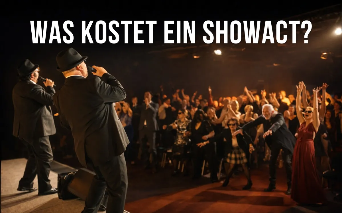 Ein Showact für Firmenevents: Hier Big Blue Blues Brothers Show (© © @eddy-events.de)