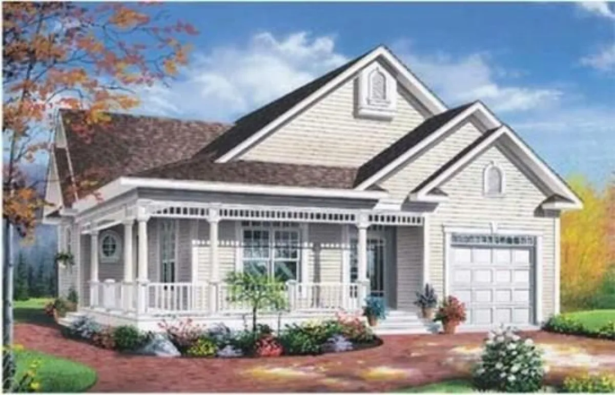 Kanadisches Holzhaus