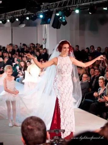 Bild: Kerstin Merlin war ein Highlight auf der Fashion Week