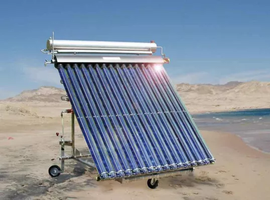 Bild: HelioTech Solar-Watertreatment-Systems mit Energy Globe Award 2009 ausgezeichnet
