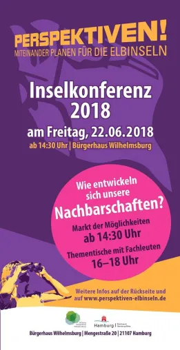 Bild: Zweite Perspektiven -Inselkonferenz am 22. Juni 2018 im Bürgerhaus Wilhelmsburg