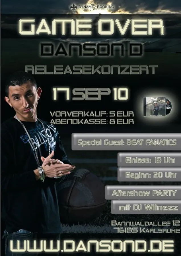 Danson D Release-Konzert in Karlsruhe am 17.09.2010