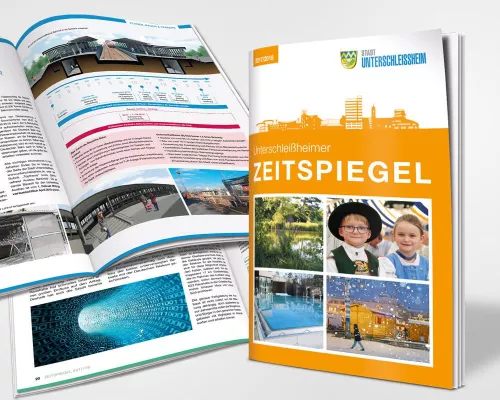 Bild: Pantos realisiert Stadtmagazin „Zeitspiegel“ der Stadt Unterschleißheim.