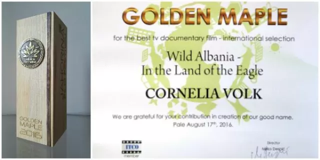 Bild: Auszeichnung für "Wildes Albanien - Im Land der Adler"