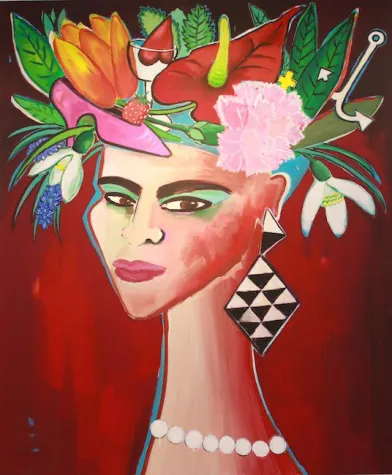 Bild: Elvira Bach Ausstellung in Greven