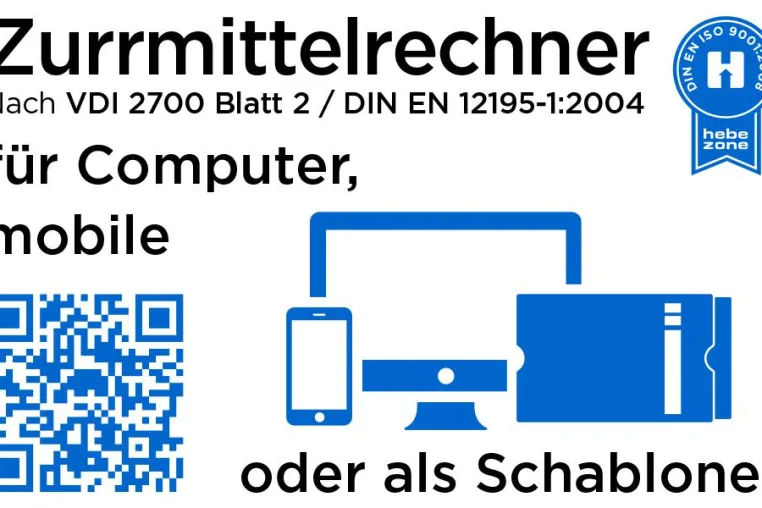 Kostenloser Zurrmittelrechner als Online-Rechner, Web-App oder für das Handschuhfach Bild: Kostenloser Zurrmittelrechner als Online-Rechner, Web-App oder für das Handschuhfach
