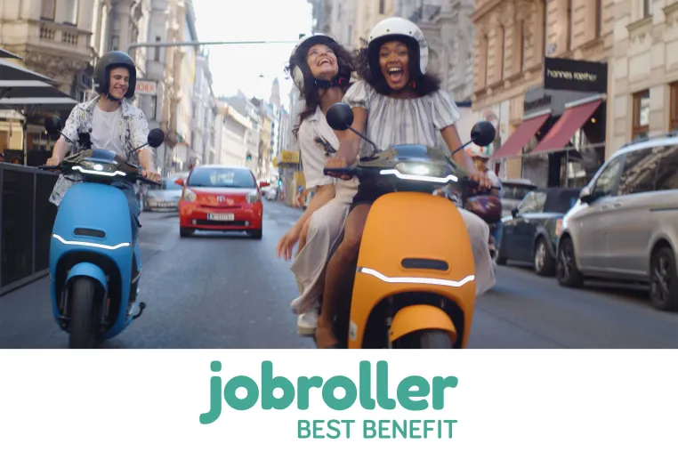 Bild: jobroller: Mobilitätsalternative und Benefit für Arbeitnehmer*innen