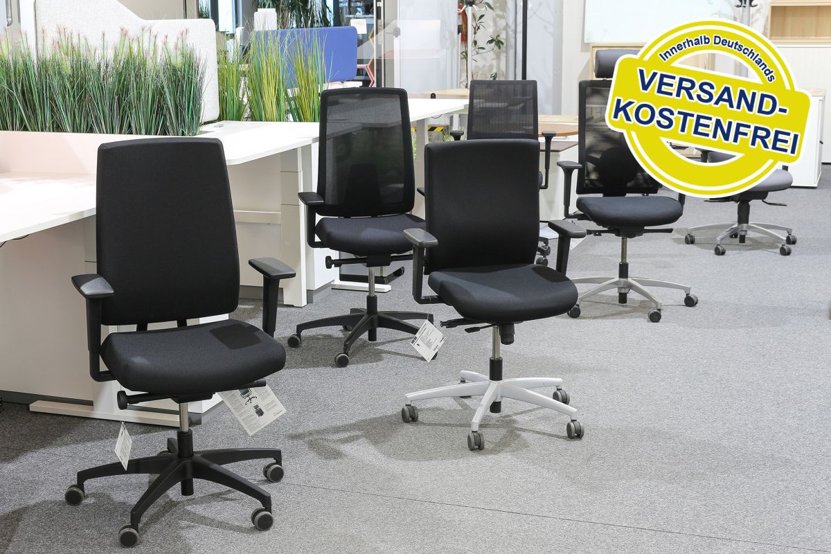 Ergonomische B&uuml;rost&uuml;hle bei office-4-sale: Versandkostenfrei und mit bis zu 15% Maximal-Rabatt einkaufen