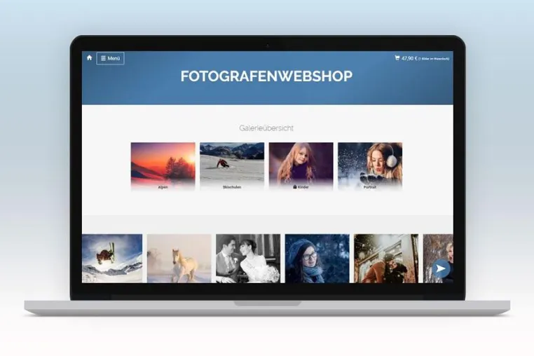 Neue Funktionen in Fotografen-Onlineshops Bild: Neue Funktionen in Fotografen-Onlineshops