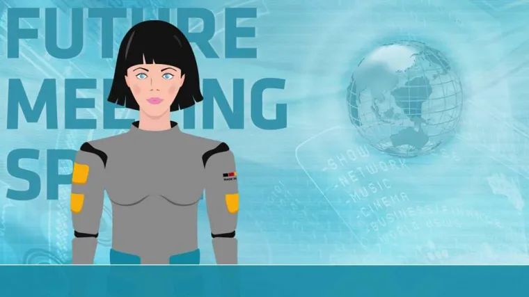 Bild: Avatarin entführt in die Zukunft der Veranstaltungswelt