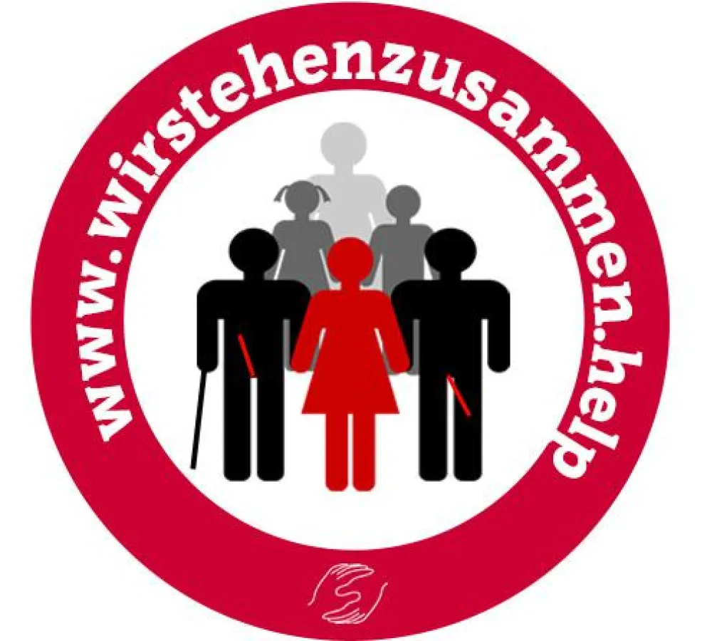 Wir stehen zusammen.help