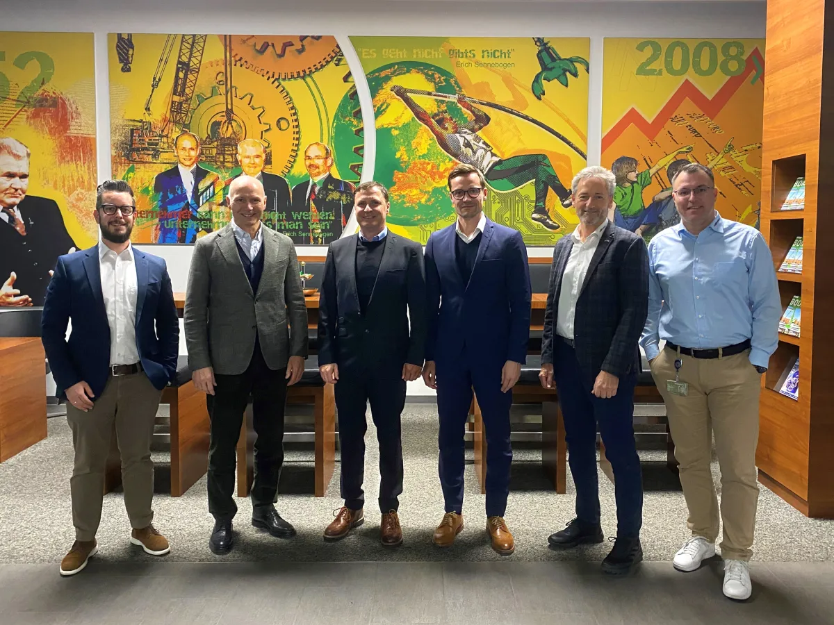 Simon Gröschl, Erich Sennebogen, Matthias Meiser (BB), Marc Braun (BB), Alfred Endl, Michael Plecity (© Michael Ibarth (Sennbogen))