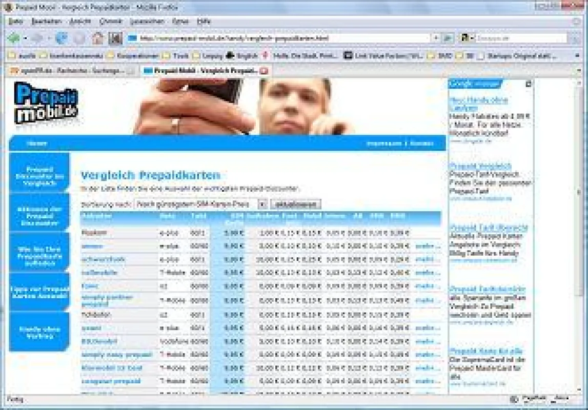 prepaid-mobil.de - Prepaid Discounter im Vergleich