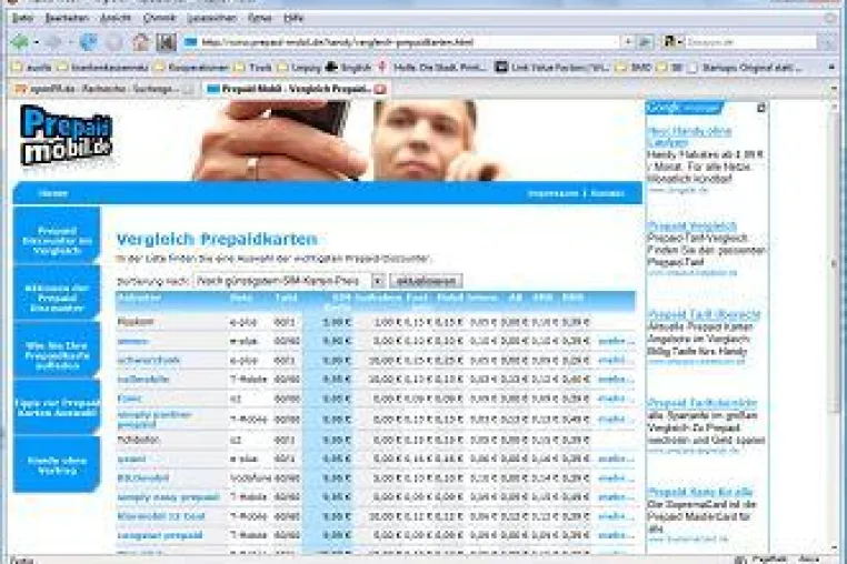 Mobiltelefonieren mit Prepaid-Karten wird immer günstiger Bild: Mobiltelefonieren mit Prepaid-Karten wird immer günstiger