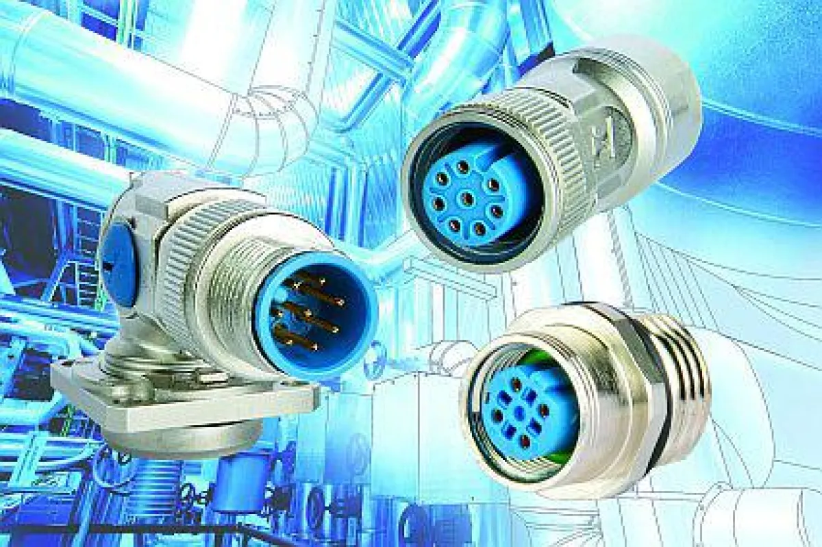 Drehbare M12 Winkeldose von Smiths Connectors