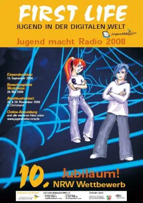 Bild: Jugend macht Radio 2008 - Deutschlands größter Jugendradiowettbewerb geht in die zehnte Runde
