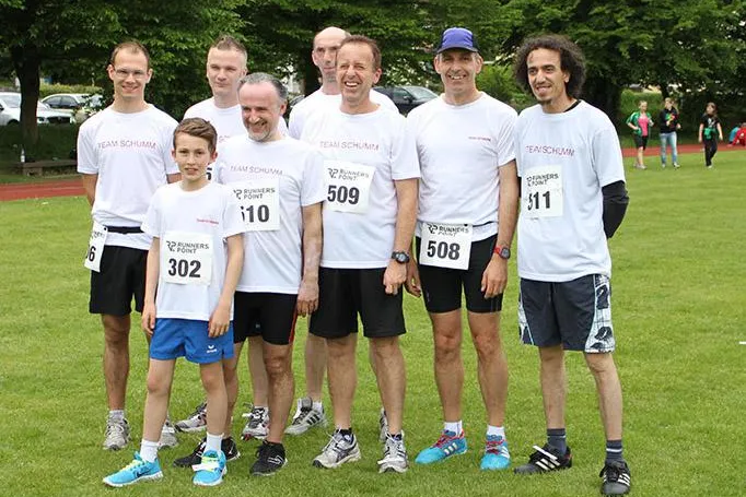 Bild: Team Schumm beim Murrhardter Stadtlauf 2014