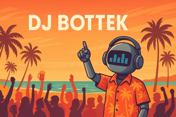 Bild: DJ BOTTEK: Debütsingle "Prozessor fluten" - KI trifft Partybeats (Release 01.11.2025)