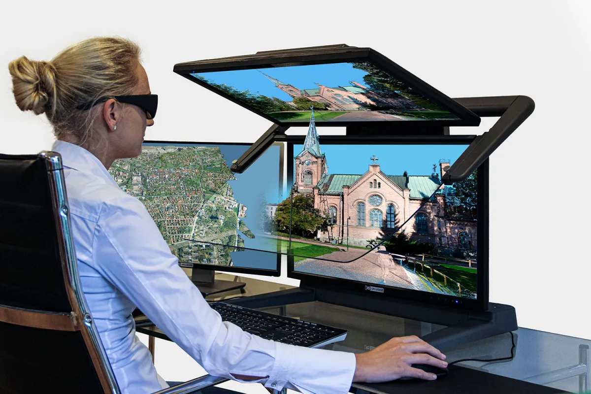 3D-Stereo - Erlebnis für den täglichen Dauereinsatz: Schneider Digital 3D PluraView Monitor. (© Schneider Digital)