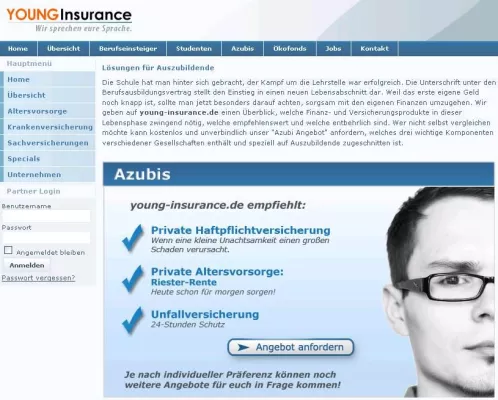 Die richtige Berufsunfähigkeitsversicherung für Azubis Bild: Die richtige Berufsunfähigkeitsversicherung für Azubis