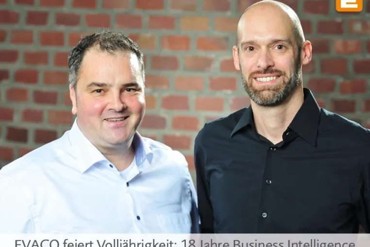 Duisburger Unternehmen wird volljährig: 18 Jahre EVACO Bild: Duisburger Unternehmen wird volljährig: 18 Jahre EVACO