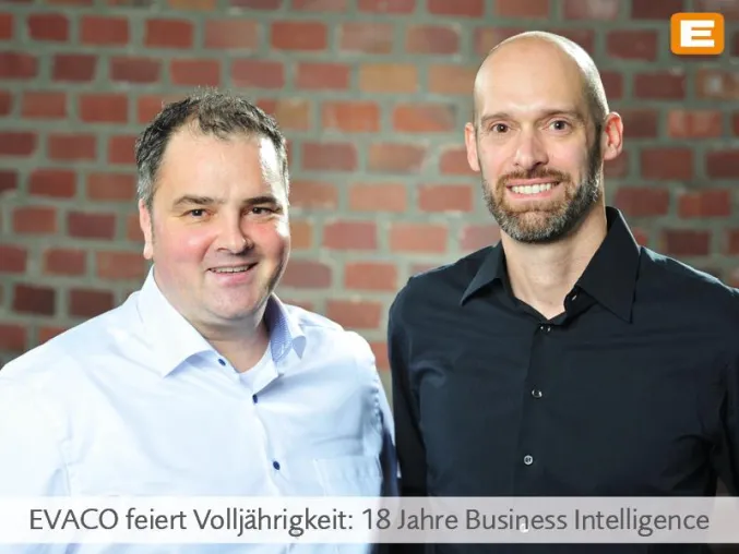Duisburger Unternehmen wird volljährig: 18 Jahre EVACO Bild: Duisburger Unternehmen wird volljährig: 18 Jahre EVACO