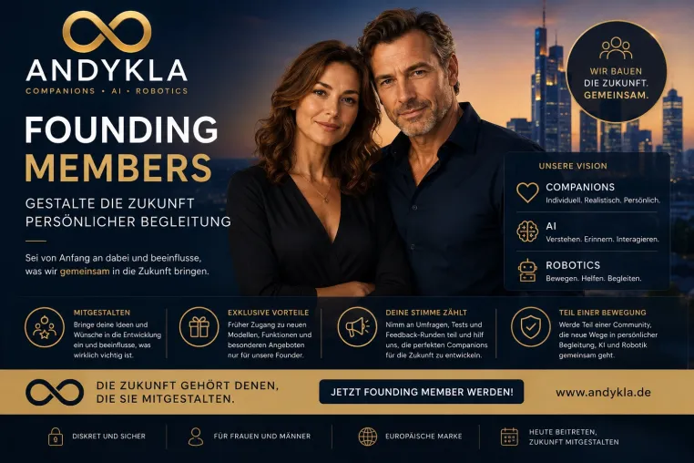 ANDYKLA sucht die ersten Founding Members für eine neue Generation persönlicher Companions Bild: ANDYKLA sucht die ersten Founding Members für eine neue Generation persönlicher Companions