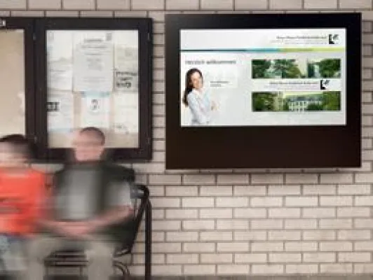 Wegeleitsystem für Rhein-Mosel-Fachklinik Andernach Bild: Wegeleitsystem für Rhein-Mosel-Fachklinik Andernach