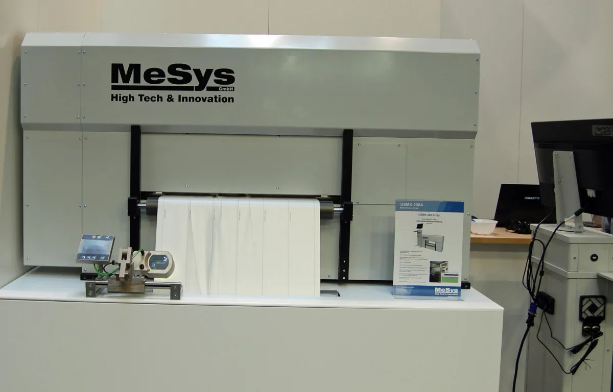 Der ausgestellte USMX 200 Array bietet eine 100 Prozent Produktabdeckung