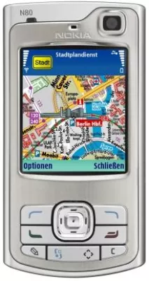Bild: Handy Stadtplandienst jetzt auch für aktuelle Handys mit dem Betriebssystem Symbian OS S60 3rd Edition