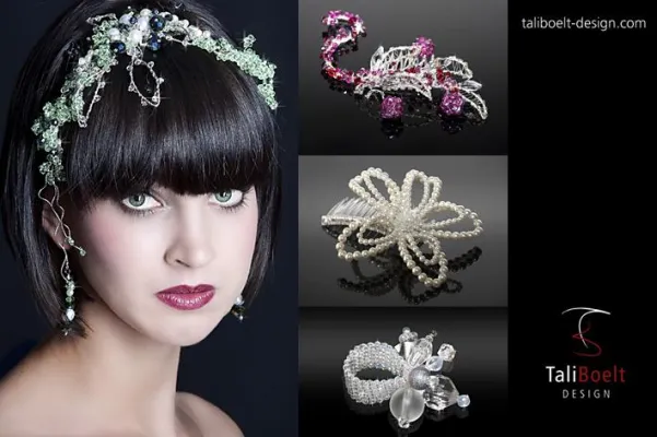 Bild: Brautschmuck und Brautaccessoires von TaliBoelt Design. Brautmode für München und Umgebung