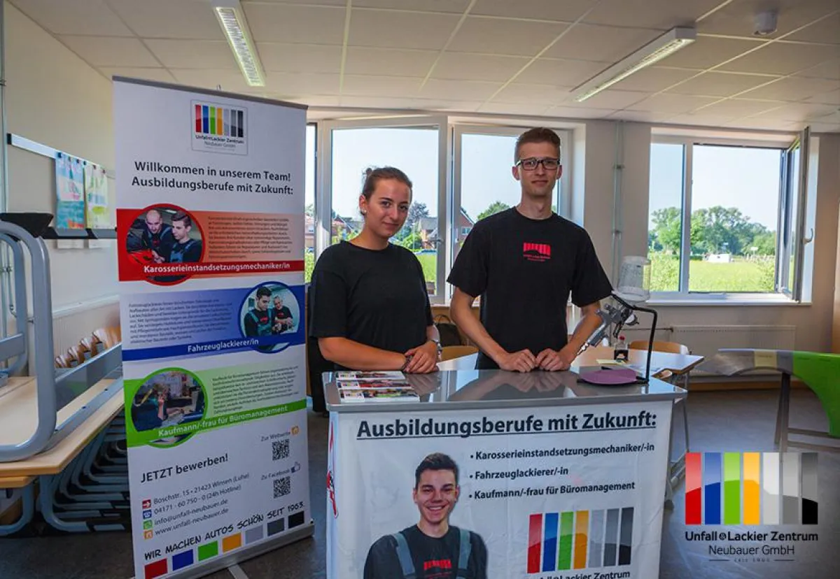 Berufspräsentation an der IGS Winsen-Roydorf  ©Unfall & Lackier Zentrum Neubauer GmbH
