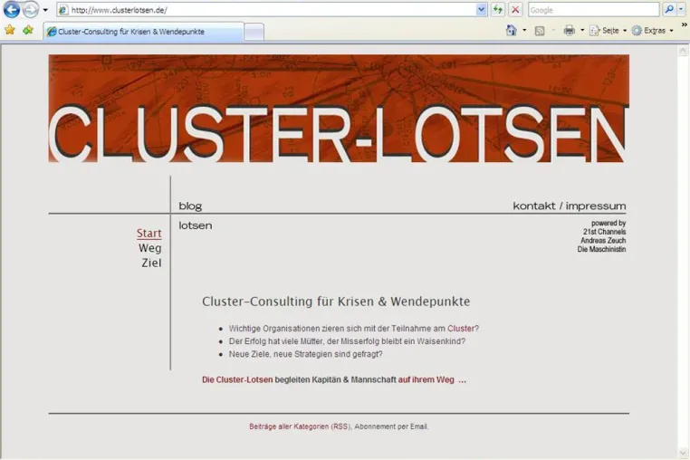 Cluster-Lotsen erfolgreich gestartet Bild: Cluster-Lotsen erfolgreich gestartet