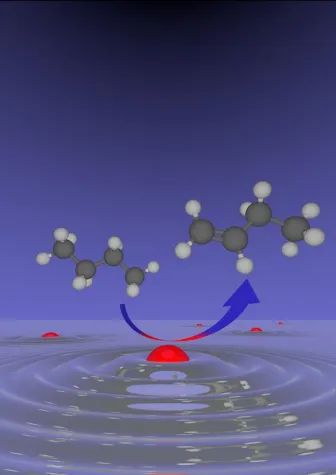 Supported liquid metal catalysts – a new generation of reaction accelerators Bild: Supported liquid metal catalysts – a new generation of reaction accelerators
