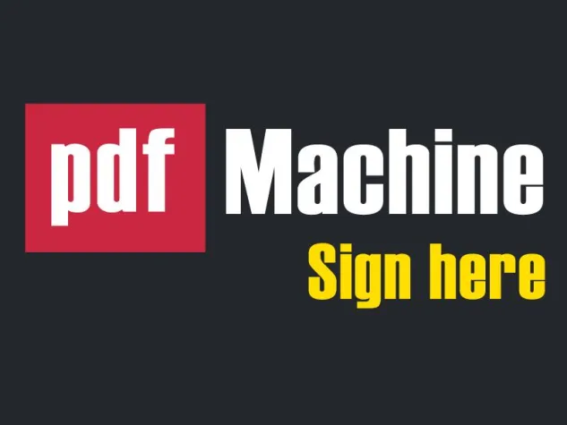 Broadgun Software: Online unterschreiben mit der pdfMachine Sign here Bild: Broadgun Software: Online unterschreiben mit der pdfMachine Sign here
