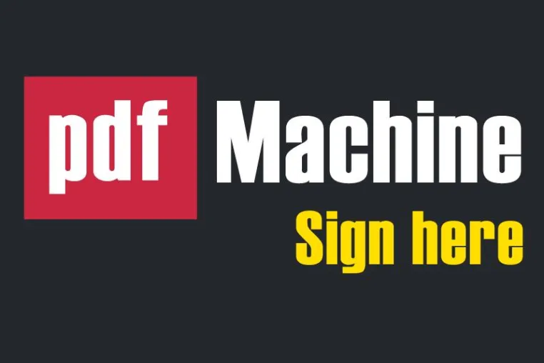 Broadgun Software: Online unterschreiben mit der pdfMachine Sign here Bild: Broadgun Software: Online unterschreiben mit der pdfMachine Sign here