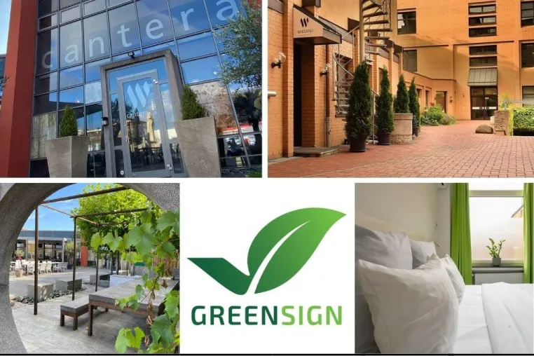 Erfolgreiche GreenSign Zertifizierung für das Hotel cantera by Wiegand und das Design Hotel Wiegand Bild: Erfolgreiche GreenSign Zertifizierung für das Hotel cantera by Wiegand und das Design Hotel Wiegand
