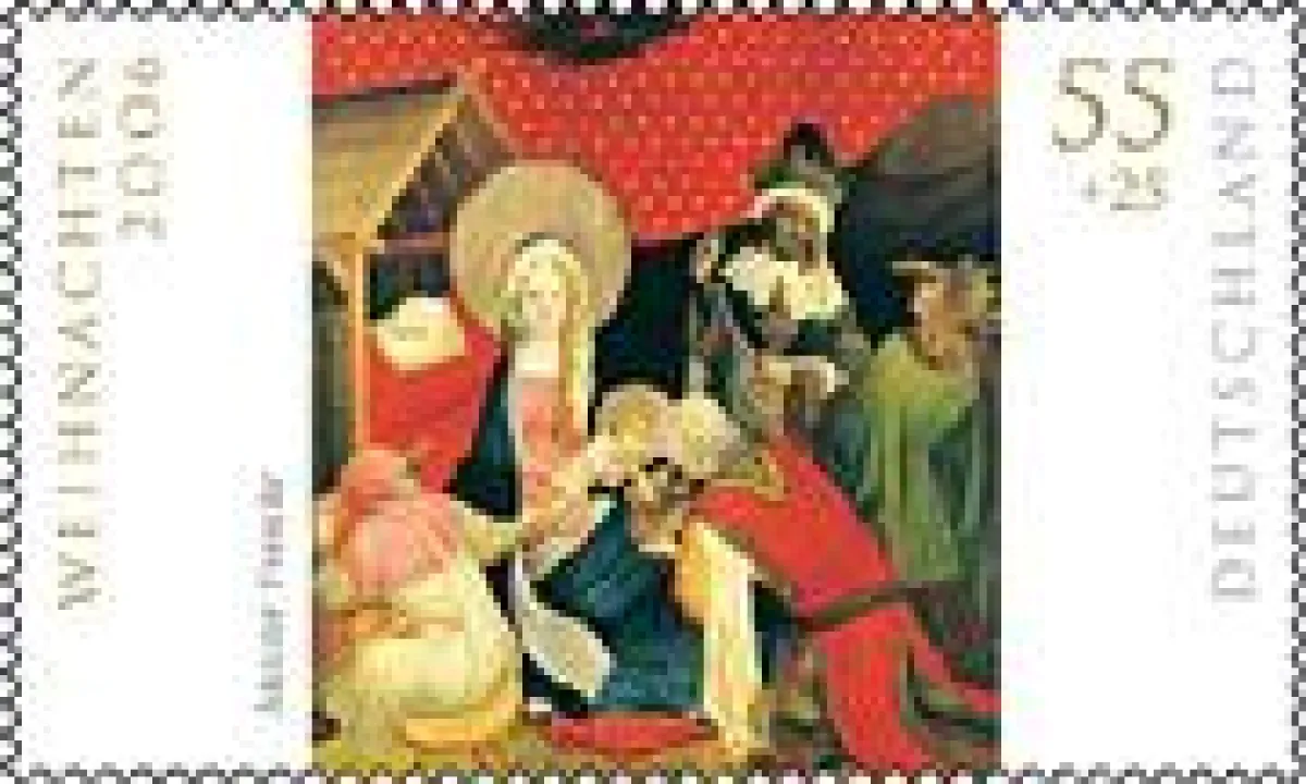 Weihnachtsmarken: Anbetung der Könige