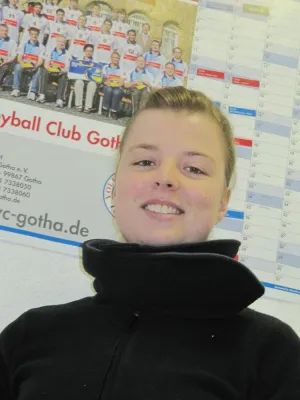 Bild: Karriere beim VC Gotha? BWL-Studentin Manuela Körner wird im Volleyballverein vielseitig eingesetzt