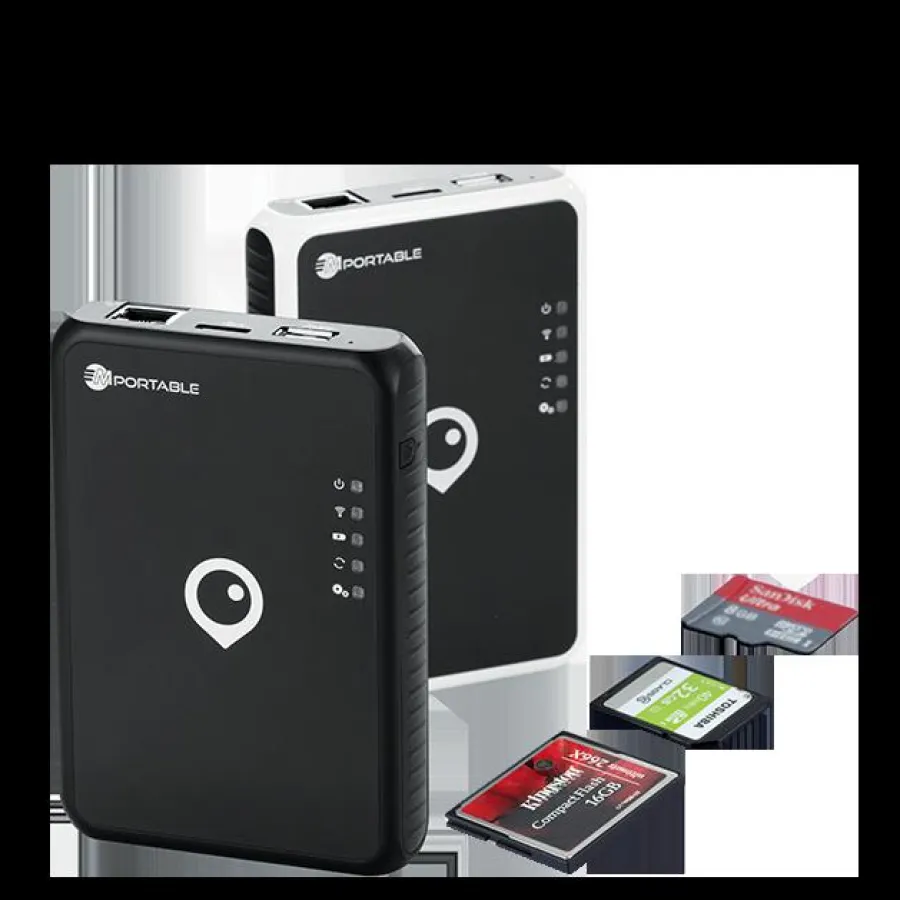 Der MPortable II ist ein portabler Multifunktions-Datenspeicher.