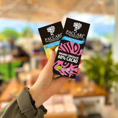 Premifair bringt zuckerfreie Schokolade von Paccari auf den Markt Bild: Premifair bringt zuckerfreie Schokolade von Paccari auf den Markt