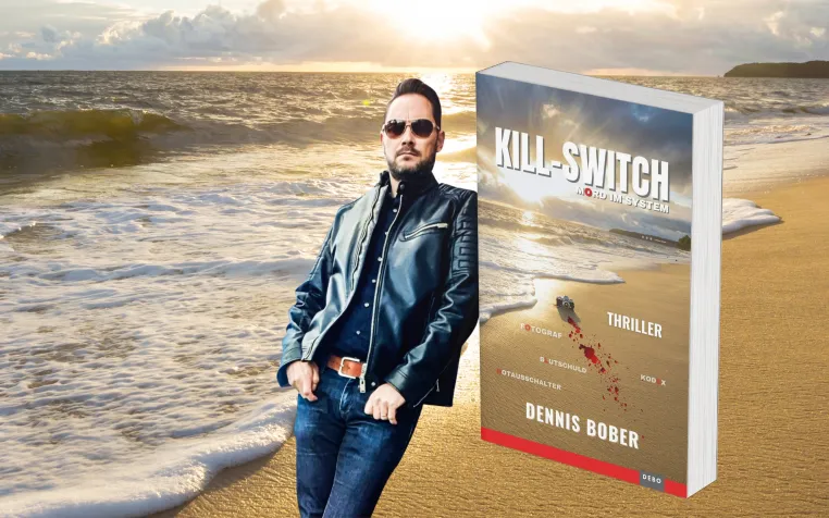 Bild: Fotograf und Autor aus Lübeck: Dennis Bober veröffentlicht Thriller KILL-SWITCH – Mord im System