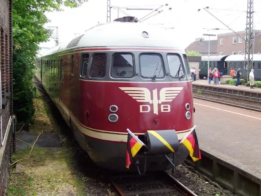 Bild: Abschiedskreuzfahrt mit dem \"Fußballweltmeiserzug\" VT08 als Ft \"Adler\" - Große Deutschland-Rundfahrt